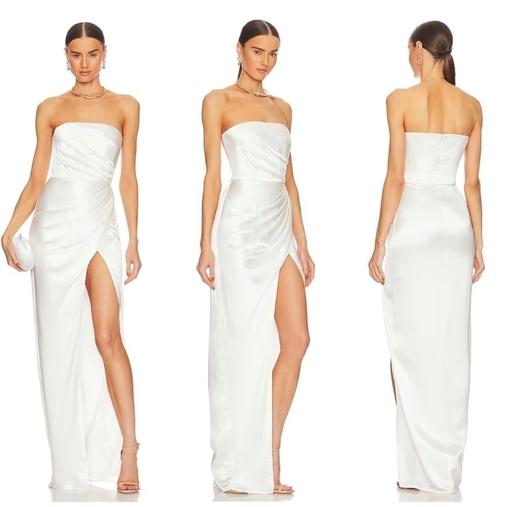 SAU LEE Priyanka Dress in Ivory Size 0